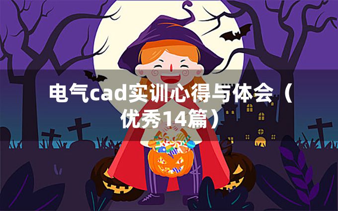 电气cad实训心得与体会（优秀14篇）